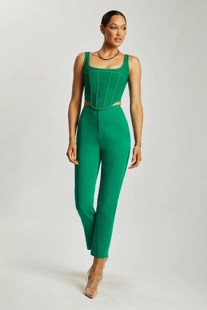 WNT Indie High Waist Pants - Bottle Green 5 WNT Indie High Waist Pants - Bottle Green