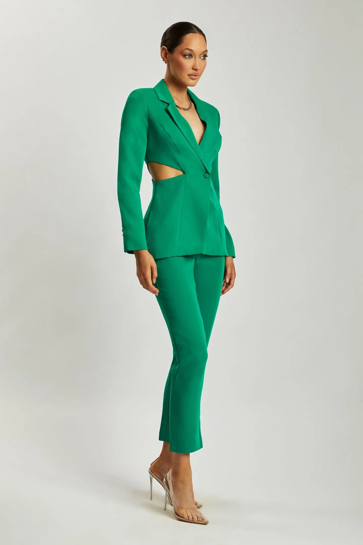WNT Nova Cut Out Blazer - Bottle Green Cut Outs 7 WNT Nova Cut Out Blazer - Bottle Green Cut Outs