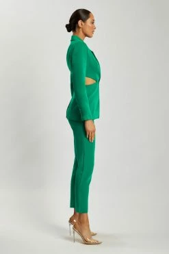 WNT Nova Cut Out Blazer - Bottle Green Cut Outs 18 WNT Nova Cut Out Blazer - Bottle Green Cut Outs