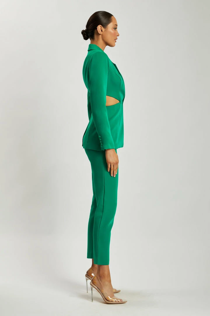 WNT Nova Cut Out Blazer - Bottle Green Cut Outs 9 WNT Nova Cut Out Blazer - Bottle Green Cut Outs