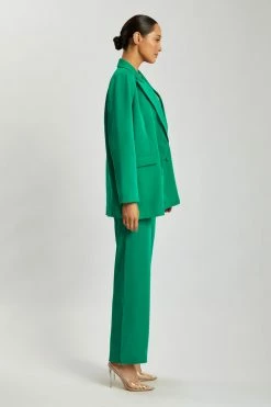 WNT Madison Oversized Blazer - Bottle Green Modest