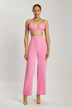 WNG Cynthia Triangle Bralette - Pink All Tops