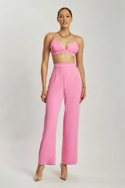 WNG Cynthia Triangle Bralette - Pink All Tops