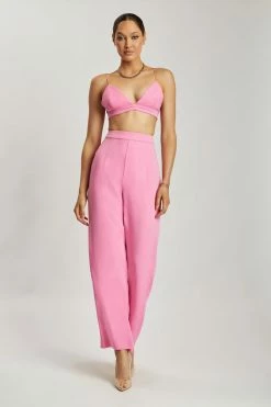WNG Cynthia Triangle Bralette - Pink All Tops