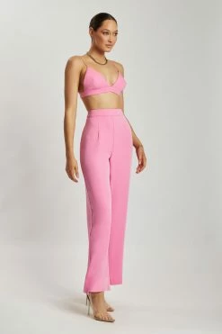 WNG Cynthia Triangle Bralette - Pink All Tops