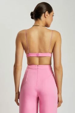 WNG Cynthia Triangle Bralette - Pink All Tops