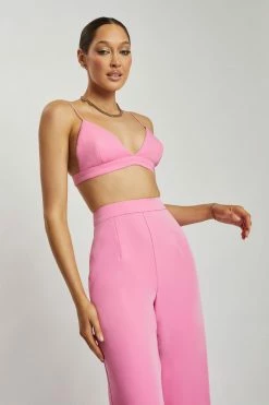 WNG Cynthia Triangle Bralette - Pink All Tops