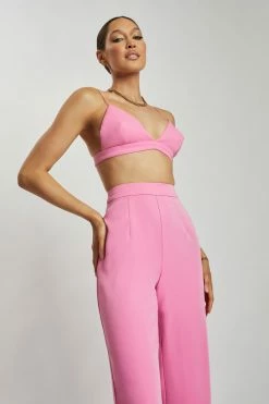 WNG Cynthia Triangle Bralette - Pink All Tops