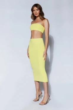 WXI Two Piece Sets Mackenzie Bandeau - Yellow