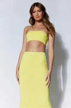 WXI Two Piece Sets Mackenzie Bandeau - Yellow