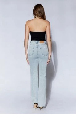 ROM Arden Halter Neck Ribbed Bodysuit - Black All Tops