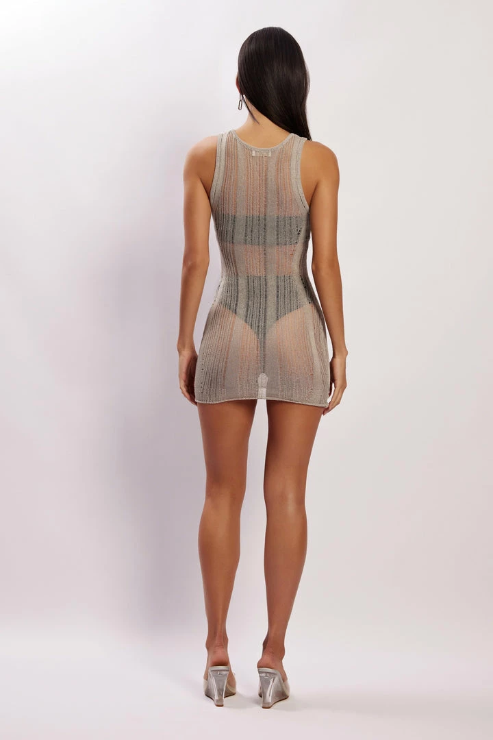 EMS Valencia Mini Knit Dress - Grey 2 EMS Valencia Mini Knit Dress - Grey