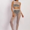 EMS Two Piece Sets Mandy Knit Flare Trousers - Grey