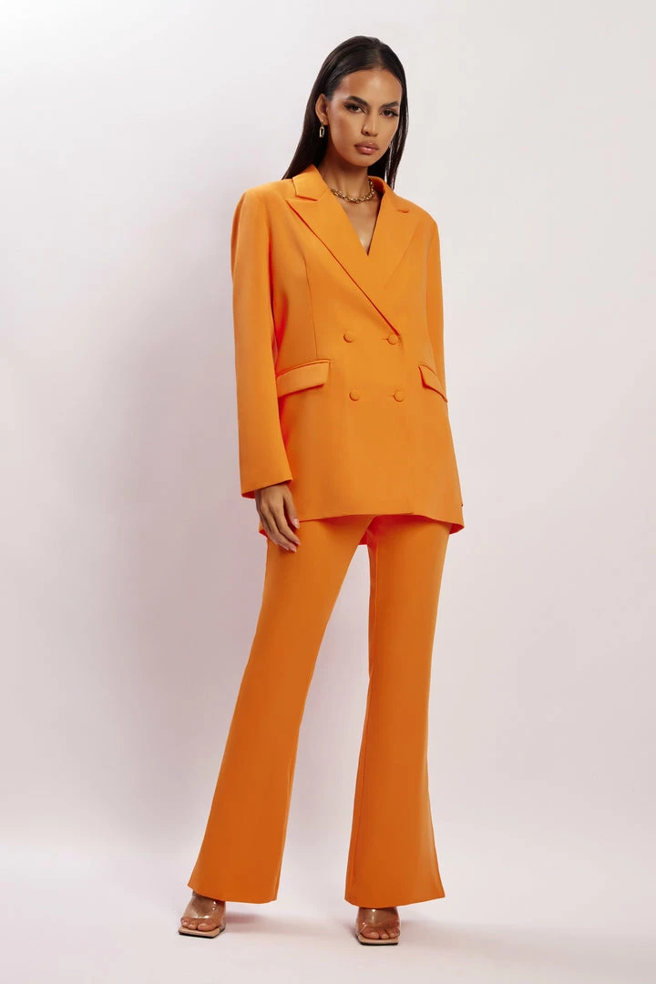 WNT Two Piece Sets Madison Oversized Blazer - Tangerine 5 WNT Two Piece Sets Madison Oversized Blazer - Tangerine