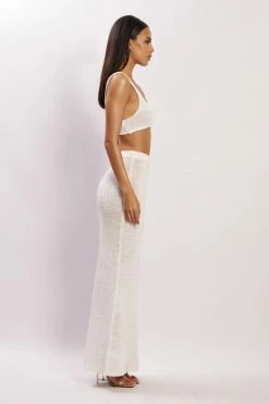 EMS Mary Knit Bralette - White Two Piece Sets