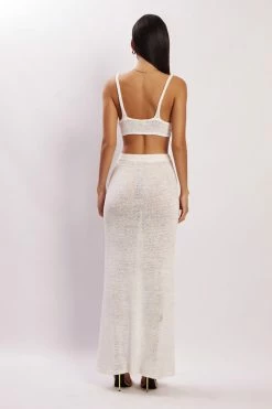 EMS Mary Knit Bralette - White Two Piece Sets
