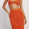 EMS Mary Knit Bralette - Tangerine Two Piece Sets