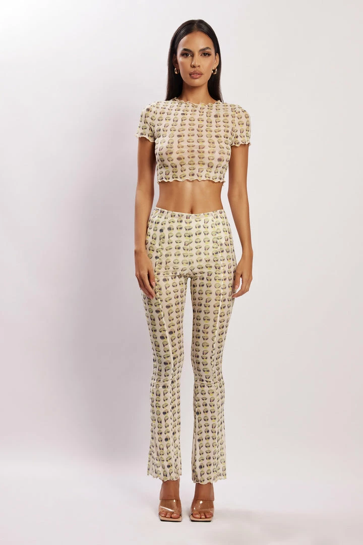 BSD Nora Mesh Straight Leg Pant - Alien Print 7 BSD Nora Mesh Straight Leg Pant - Alien Print