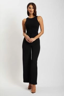 ROM Sofia Straight Leg Pants - Black All Bottoms 14 ROM Sofia Straight Leg Pants - Black All Bottoms