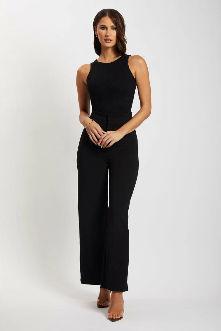 ROM Sofia Straight Leg Pants - Black All Bottoms 5 ROM Sofia Straight Leg Pants - Black All Bottoms