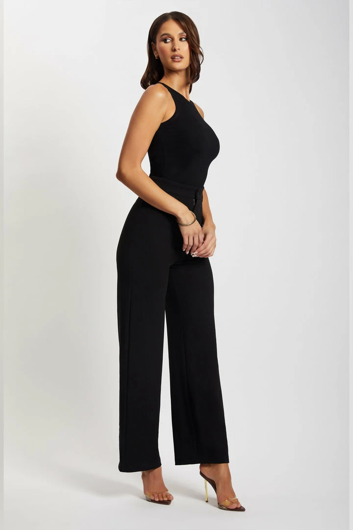 ROM Sofia Straight Leg Pants - Black All Bottoms 6 ROM Sofia Straight Leg Pants - Black All Bottoms