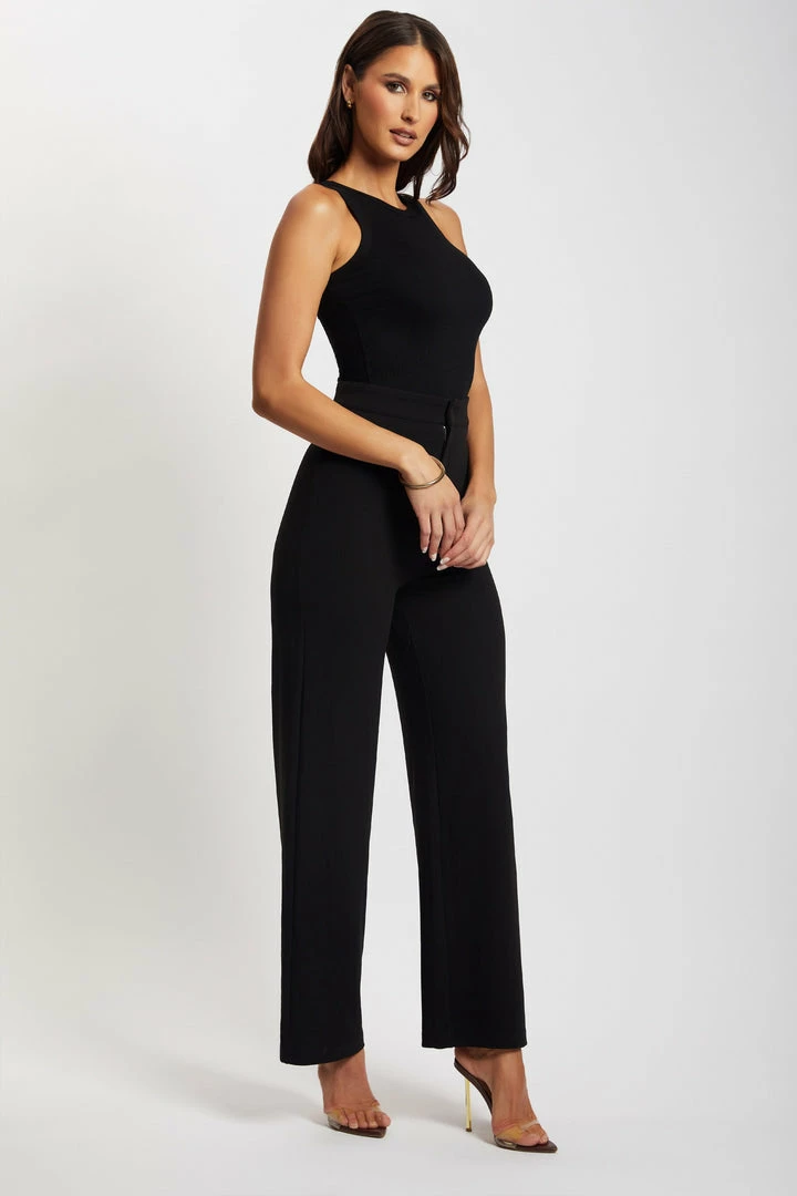 ROM Sofia Straight Leg Pants - Black All Bottoms 7 ROM Sofia Straight Leg Pants - Black All Bottoms
