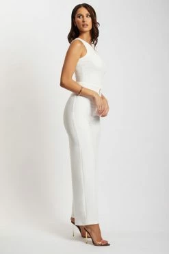 ROM All Bottoms Sofia Straight Leg Pants - White 11 ROM All Bottoms Sofia Straight Leg Pants - White