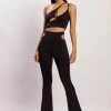 WXI Harley High Waisted Thong Cutout Pants - Black All Bottoms