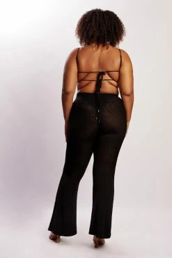 BSD Celeste Mesh Two Piece Jumpsuit - Black