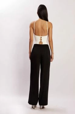 WNT All Bottoms Janelle Low Rise Pants - Black