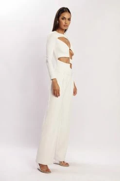 WXI Sahara Cut Out Bodysuit - White