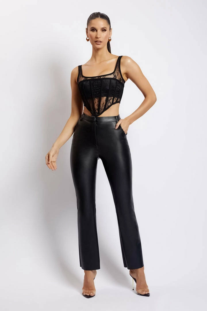 WNT Delaney Lace Corset Bustier - Black All Tops 7 WNT Delaney Lace Corset Bustier - Black All Tops