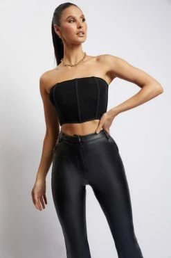 WNT Allie Mesh Corset - Black All Tops