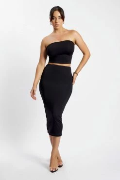 WXI Charley Midi Skirt - Black