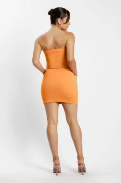 WXI Harlow Mini Skirt - Tangerine