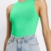 WXI Jordyn Tank Sleeveless Bodysuit - Fresh Green
