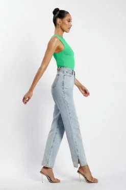 WXI Jordyn Tank Sleeveless Bodysuit - Fresh Green