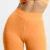 MGH Activewear Bottoms Summer V Front Bike Shorts - Tangerine