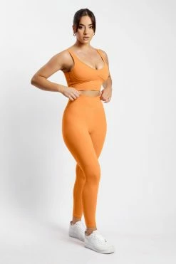 MGH Venus V Back Leggings - Tangerine