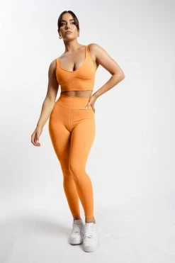 MGH Venus V Back Leggings - Tangerine 17 MGH Venus V Back Leggings - Tangerine