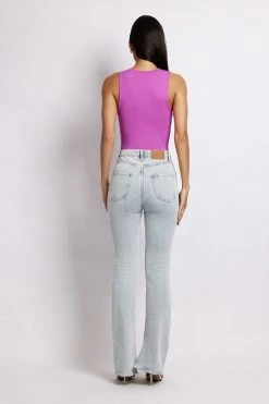 WXI All Tops Jordyn Tank Sleeveless Bodysuit - Violet