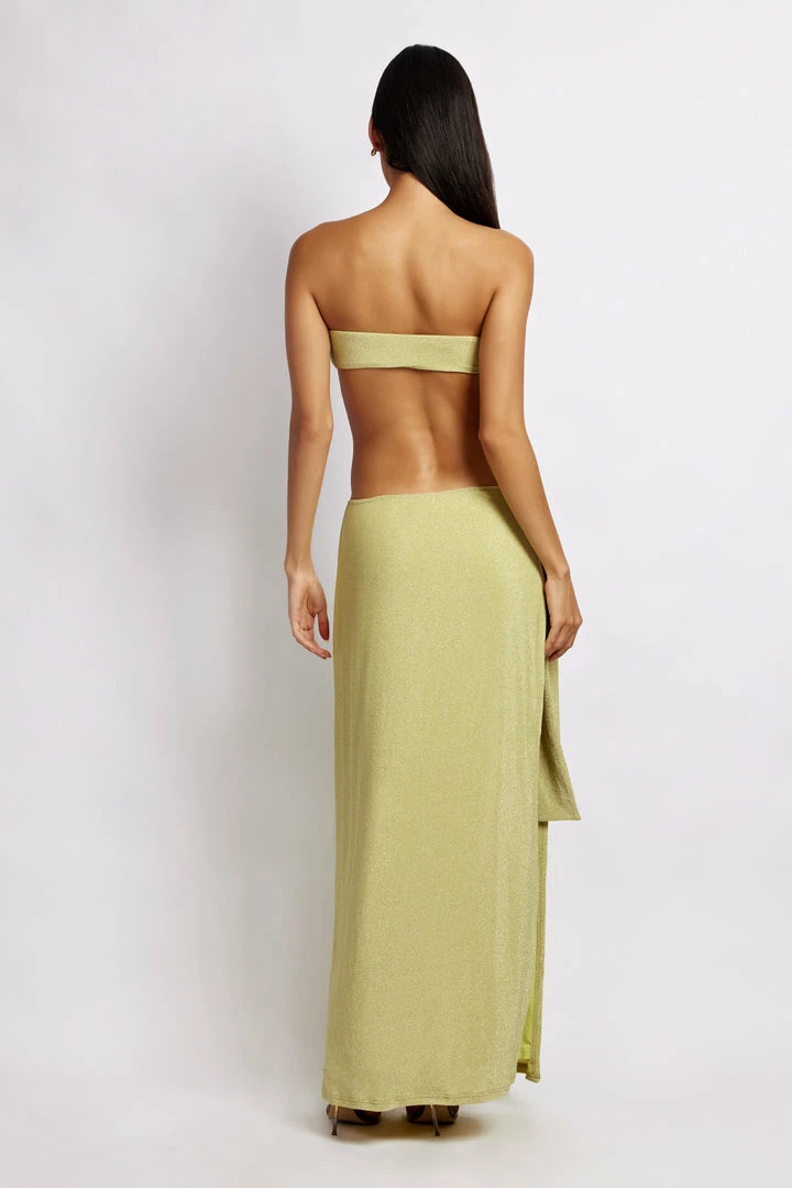 ROM Sierra Strapless Shimmer Dress - Green Shimmer DRESSES 2 ROM Sierra Strapless Shimmer Dress - Green Shimmer DRESSES
