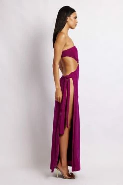ROM DRESSES Sierra Strapless Shimmer Dress - Violet Shimmer 11 ROM DRESSES Sierra Strapless Shimmer Dress - Violet Shimmer