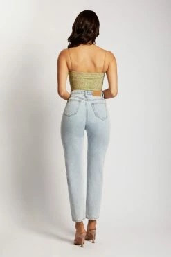 ROM Yvonne Mesh Crop - Green Retrograde