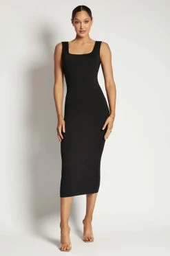 WXI Jhene Tank Maxi Dress - Black DRESSES
