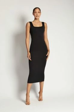 WXI Jhene Tank Maxi Dress - Black DRESSES 16 WXI Jhene Tank Maxi Dress - Black DRESSES