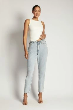 ROM Zanna Ribbed Tank Top - White All Tops 16 ROM Zanna Ribbed Tank Top - White All Tops