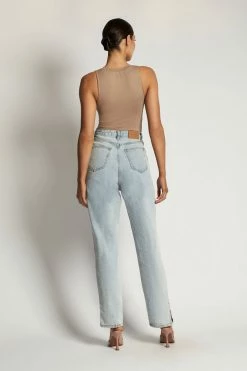 WXI Jordyn Tank Sleeveless Bodysuit - Latte All Tops