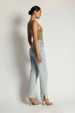 WXI Rosetta Scoop Neck Scoop Back Bodysuit - Moss