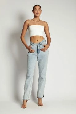 WXI Yvonne Cami Crop Top - White All Tops